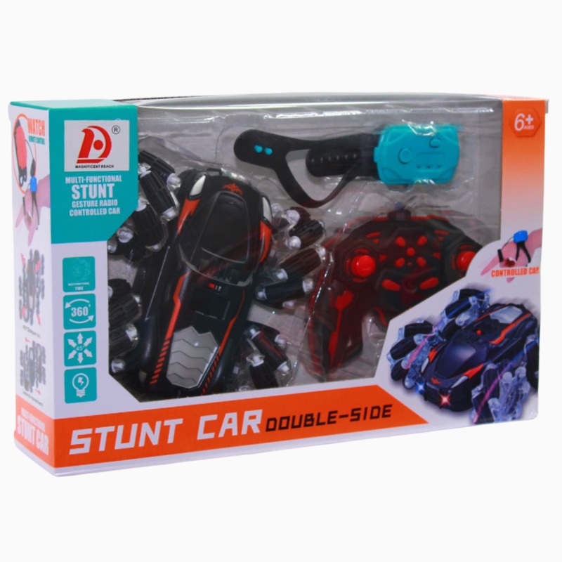 Gesture-Sensing Stunt Car – Black And Red