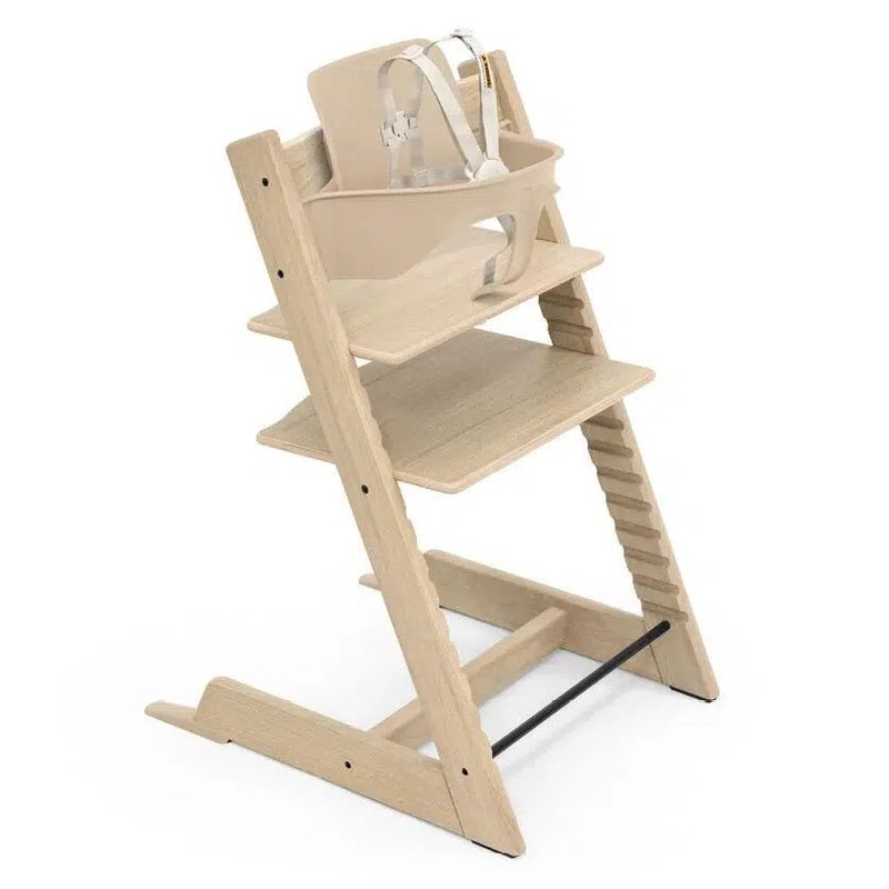 Stokke – Tripp Trapp Chair + Baby Set Bundle – Oak Natural