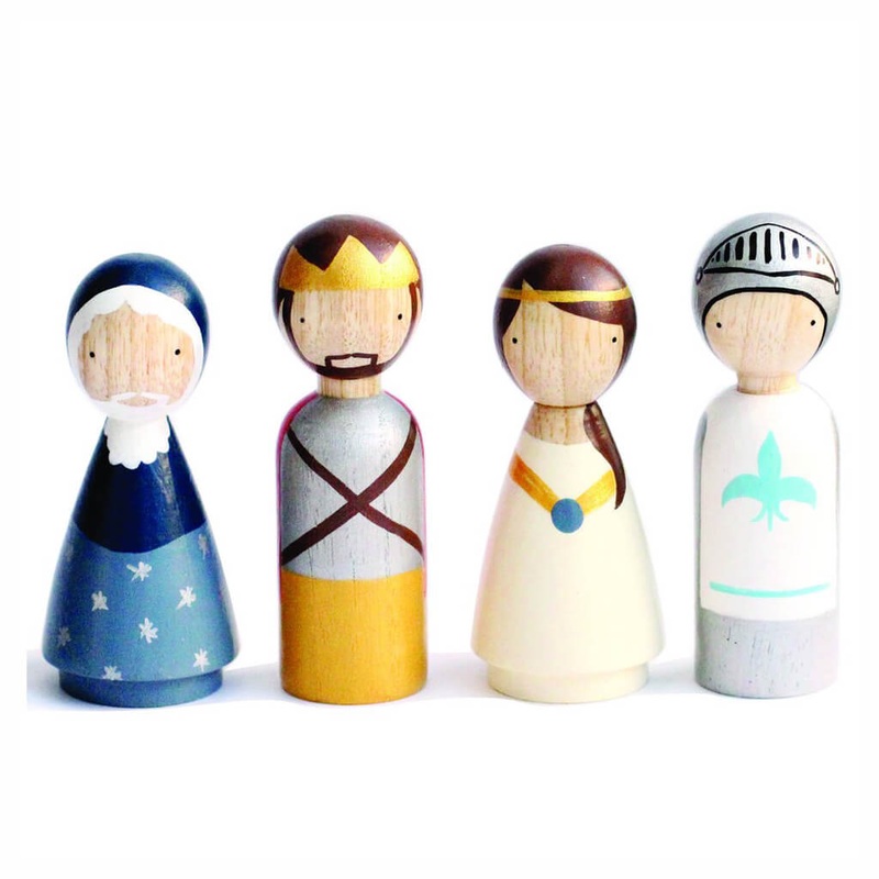Wooden Doll King Arthur’s Court