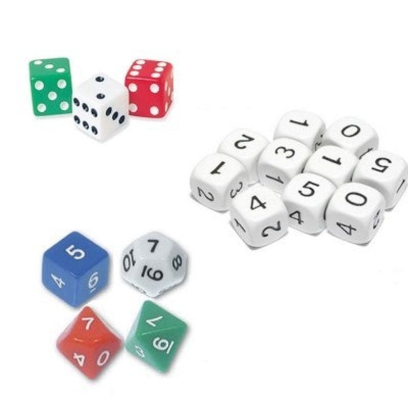 Numerical Dice – Set of 10