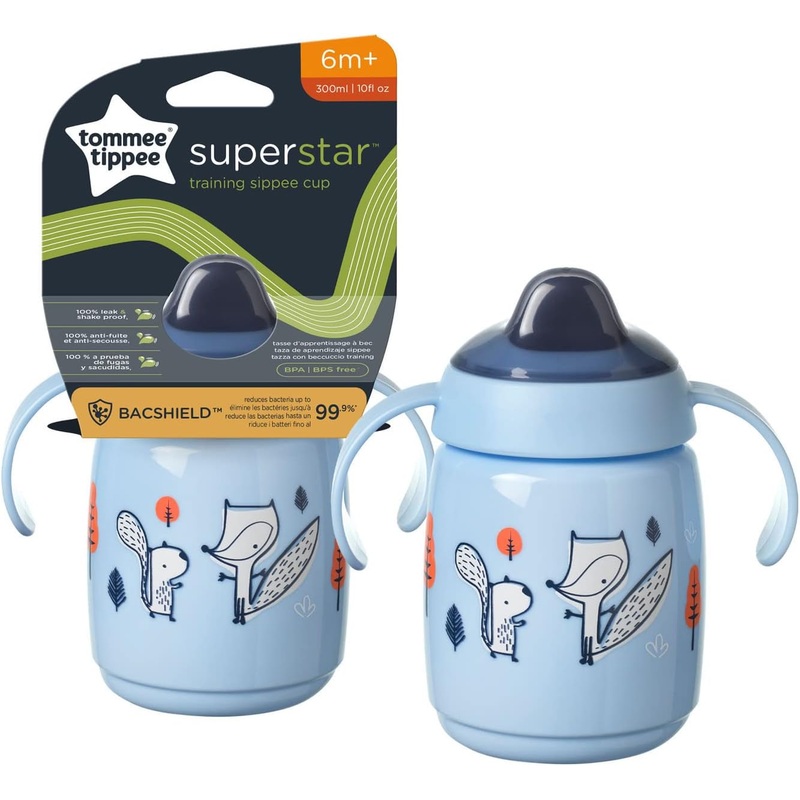 Tommee Tippee Superstar Sippee Trainer Cup  300ml, Blue