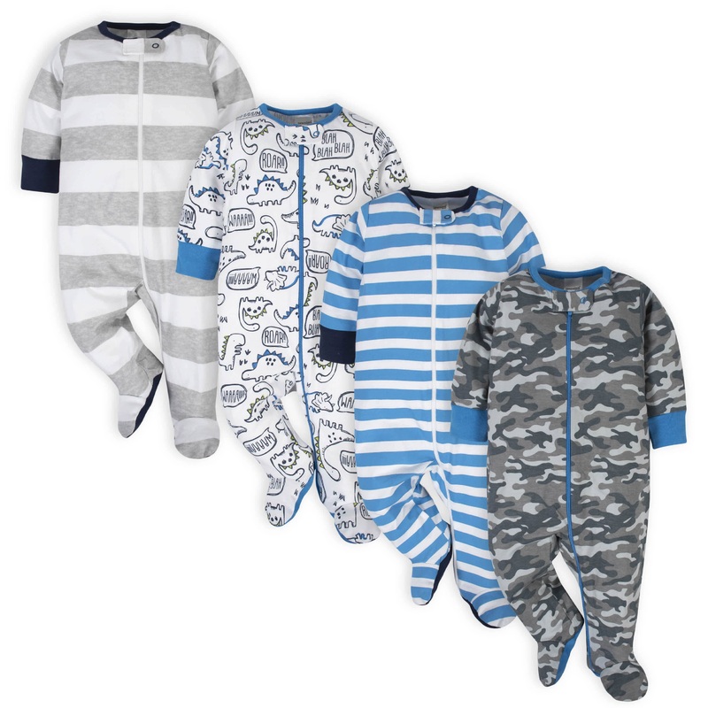4-Pack Baby Boys Dino Sleep ‘N Plays