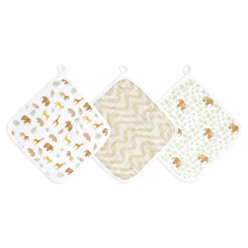 A+A Classic Washcloth 3 Pack Tanzania