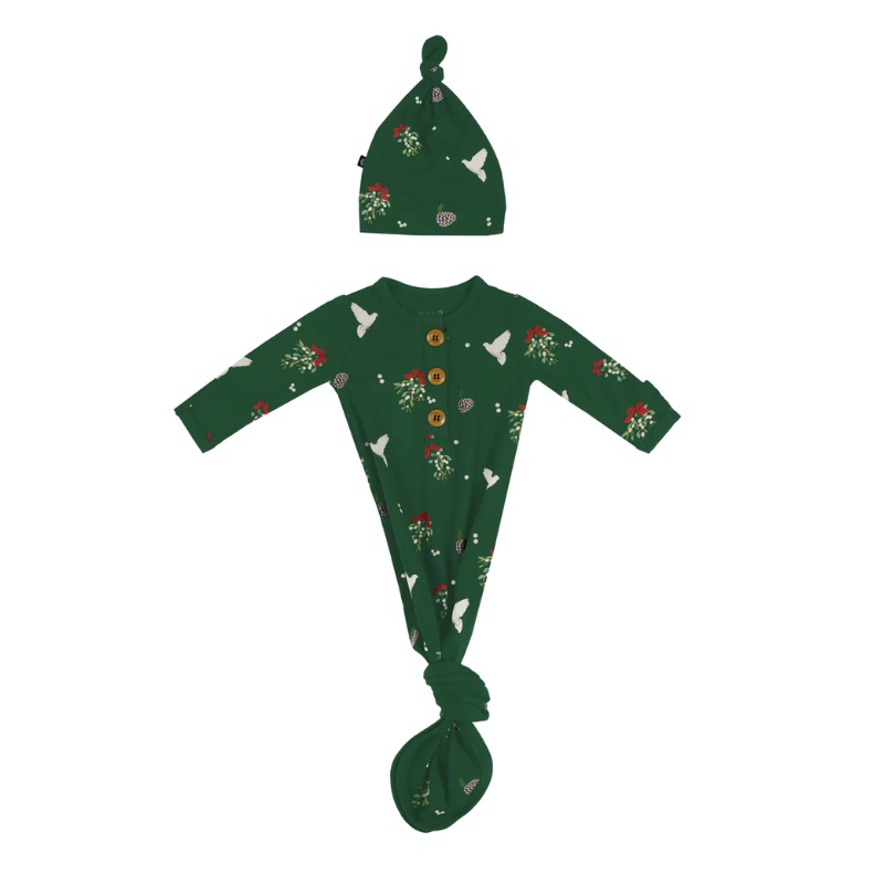 Holiday Knotted Gown & Hat