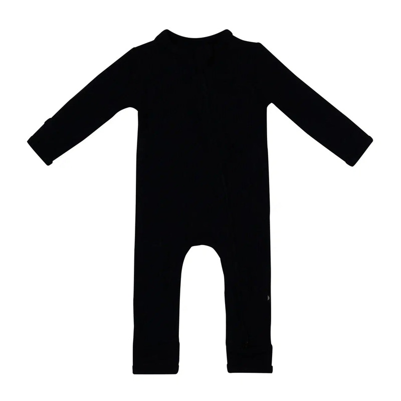 Kyte Baby – Ribbed Zipper Romper – Midnight