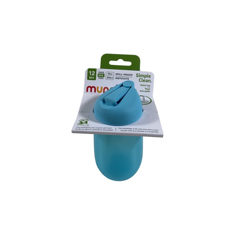 Munchkin Simple Clean Straw Cup, 1 Pack, Blue