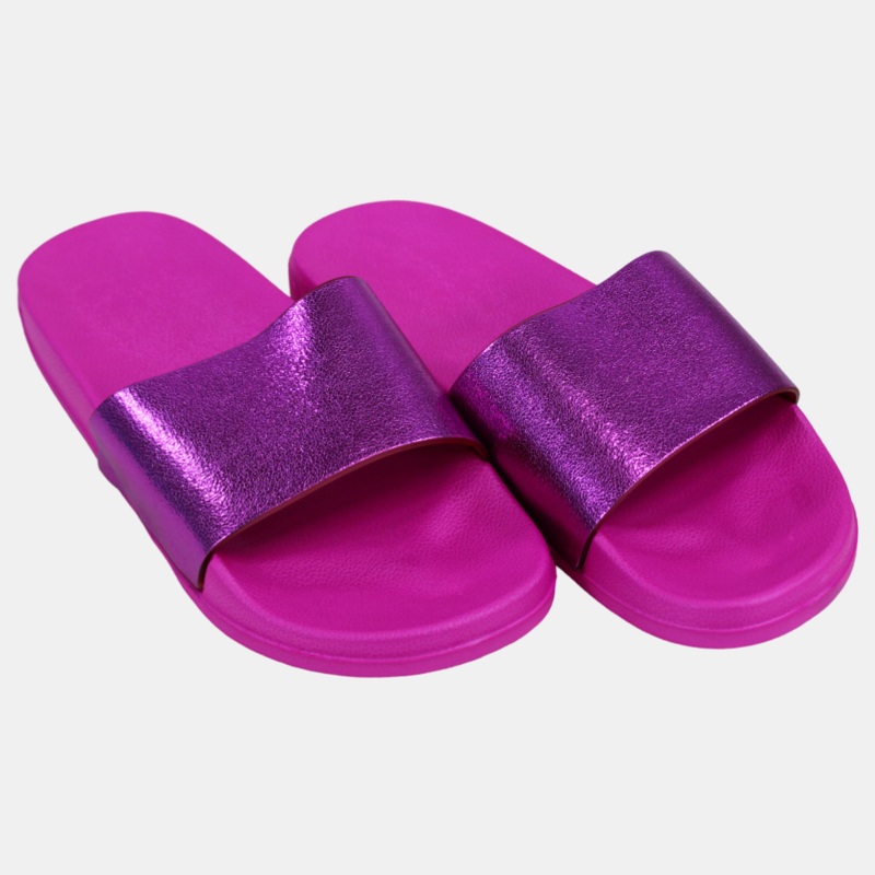 Women’s Rubber Slides  Fuchsia