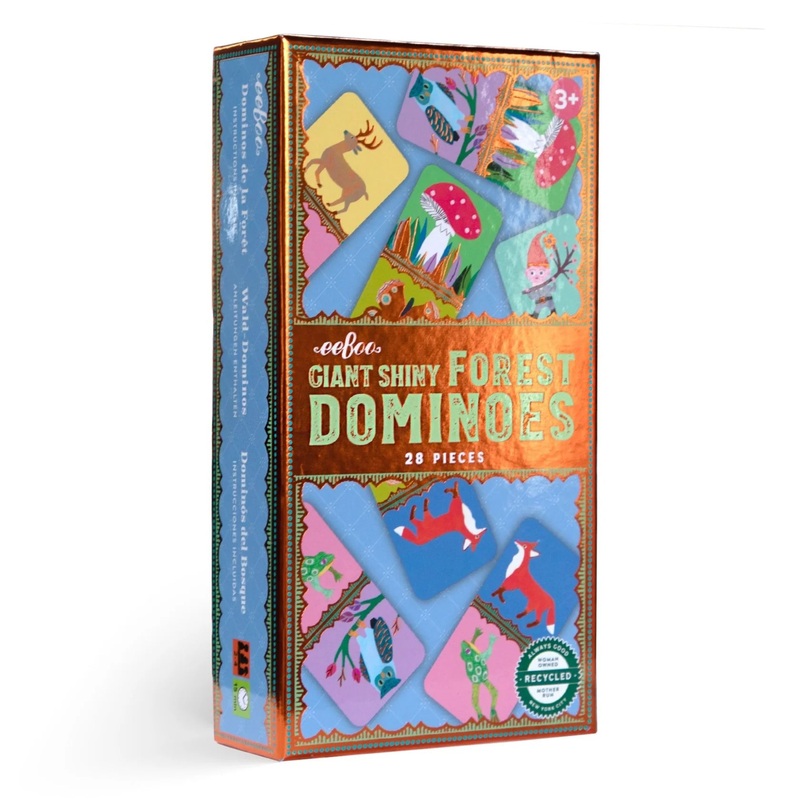 eeBoo Giant Shiny Forest Dominos
