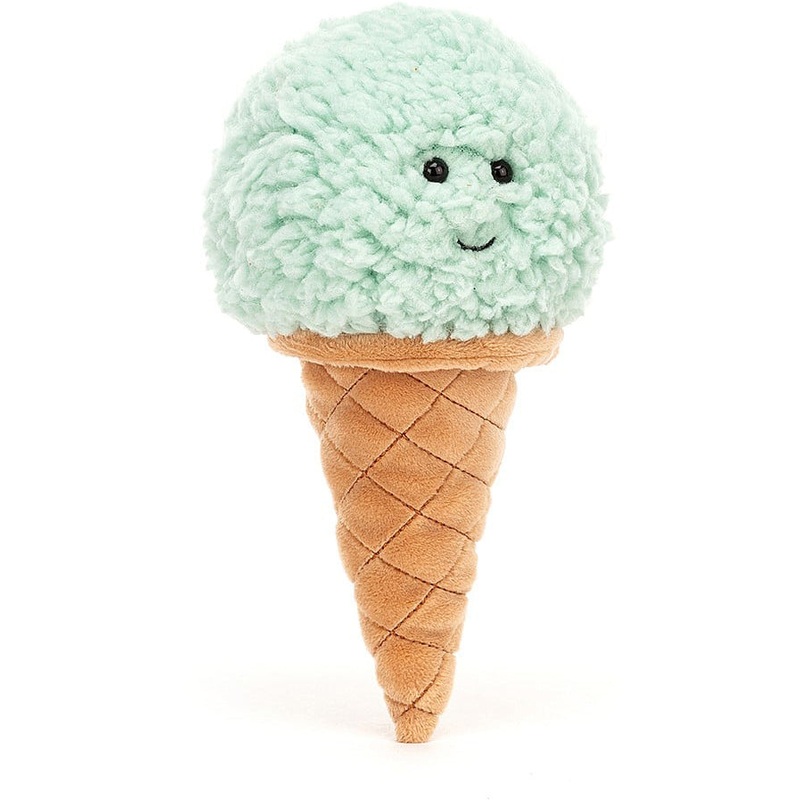 Jellycat Irresistible Ice Cream Mint, 7″