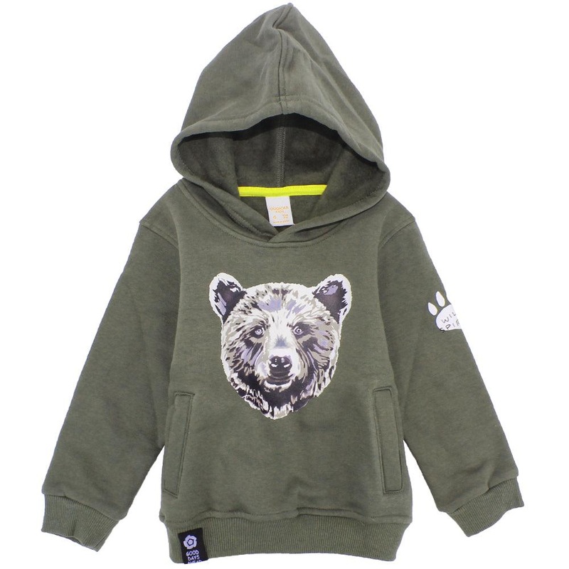 Long-Sleeved Fleeced Hoodie