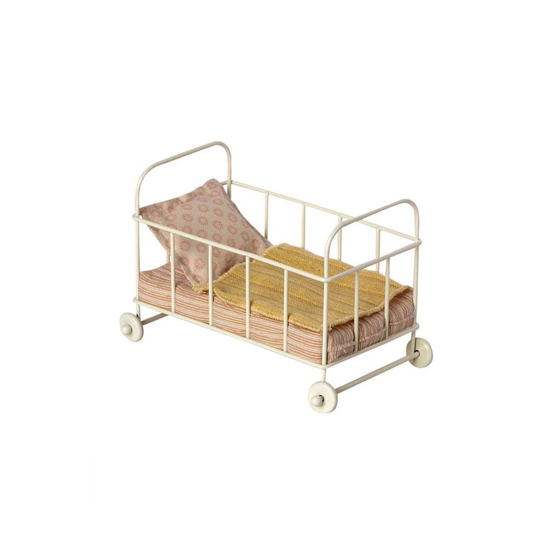 Maileg Micro Cot Bed – Rose