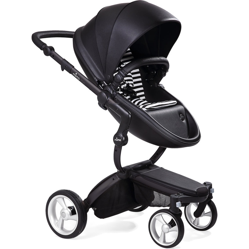 Mima Xari Complete Stroller, Black – Black / Black & White