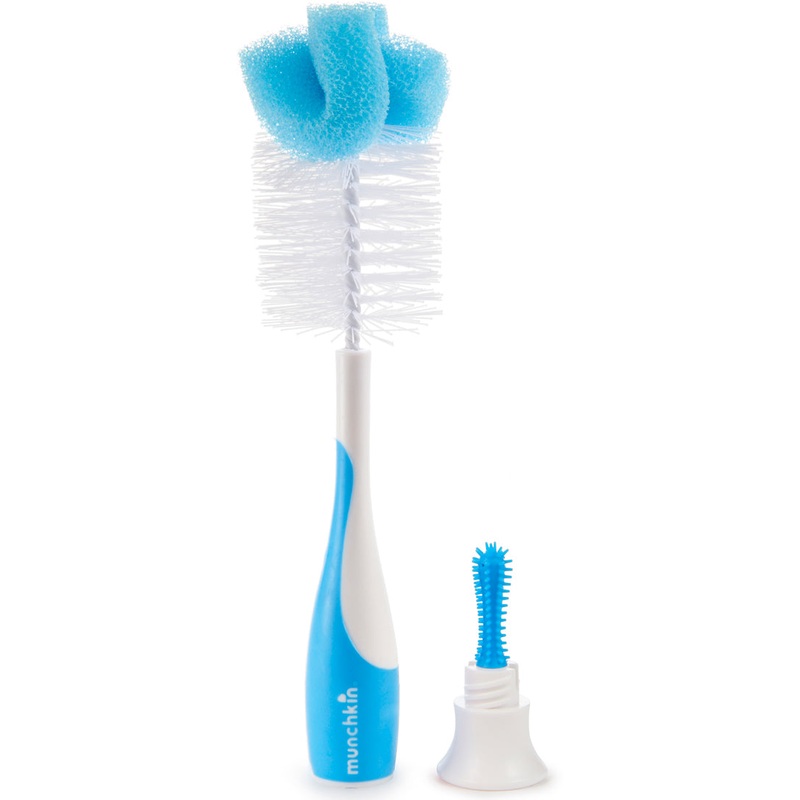 Munchkin Sponge Bottle Brush – Blue