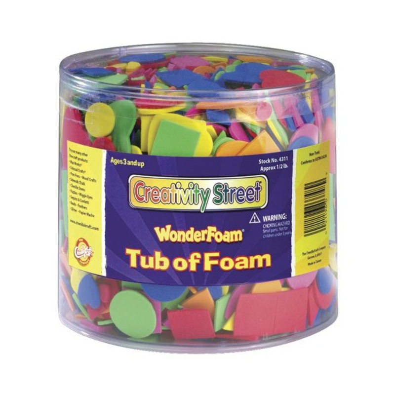 Wonderfoam Tub of Foam Shapes