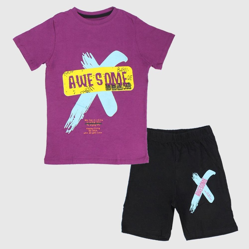 “Awesome” Short-Sleeved Pajama