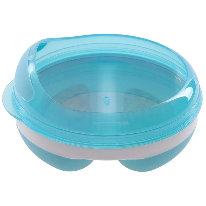 OXO Tot Divided Feeding Dish in Aqua