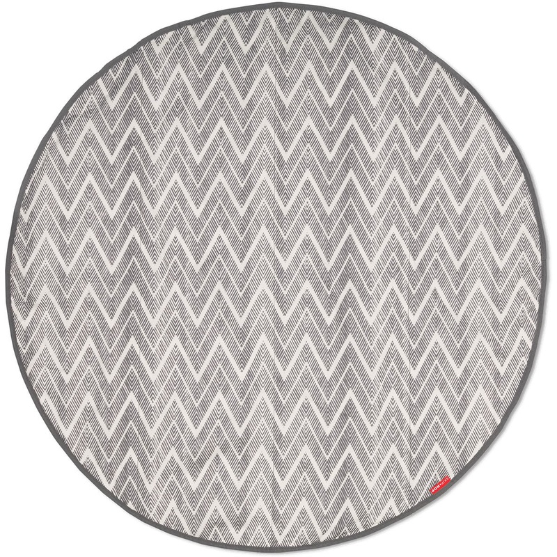 Skip Hop Round Trip Travel Mat – Grey Zig Zag