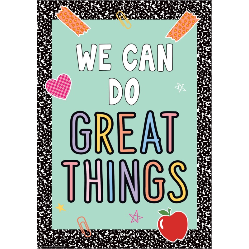 We Can Do Great Things Positive Poster
