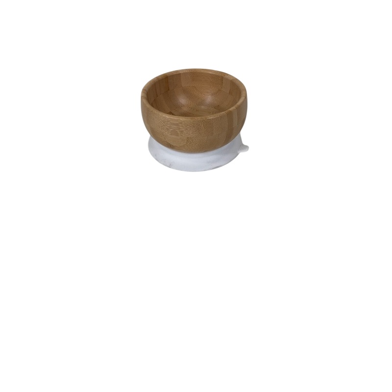 Avanchy Bamboo Bowl and Spoon Set, White