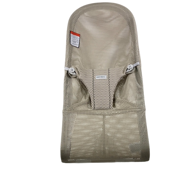 BabyBjorn Bouncer Bliss, Light Gray Frame, Gray Beige Mesh