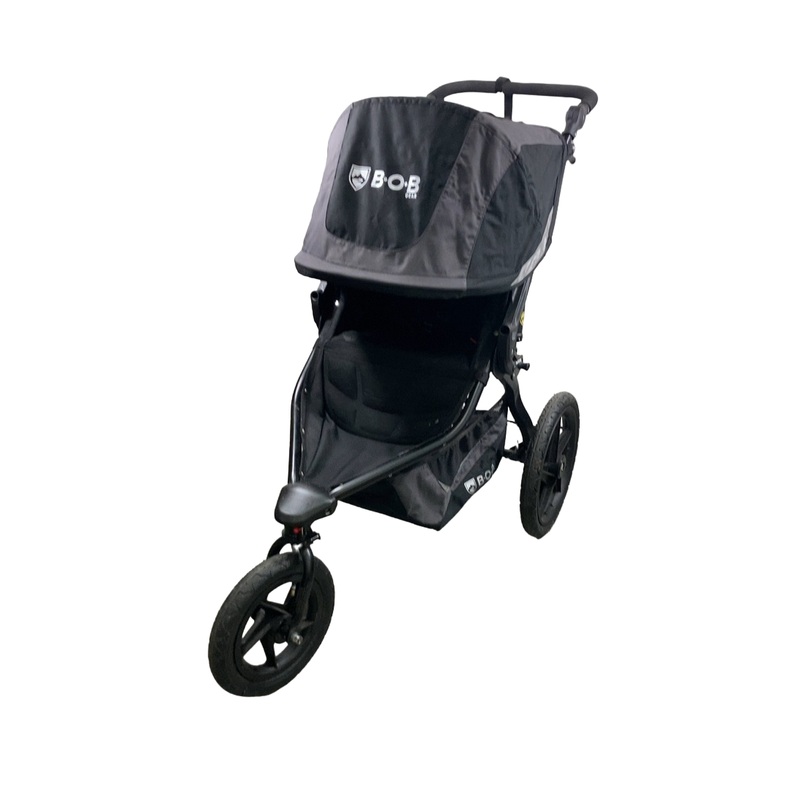 BOB Revolution Flex 3.0 Single Jogging Stroller, 2022, Graphite Black