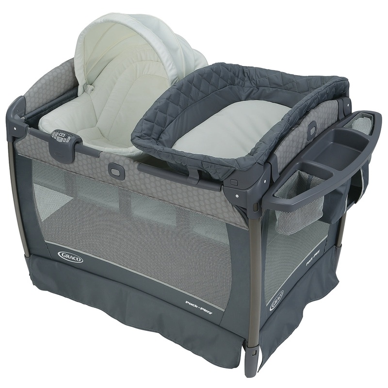 Graco Pack ‘n Play Playard Newborn Napper Oasis with Soothe Surround Technology – Davis