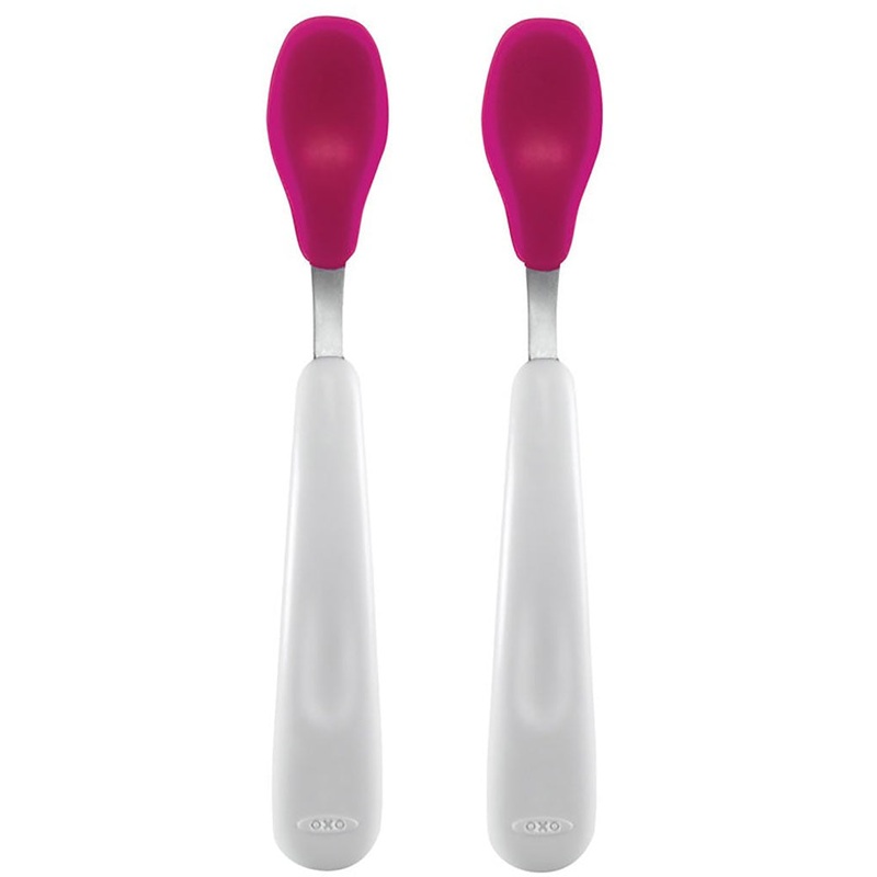 OXO Tot Feeding Spoon Set – Pink