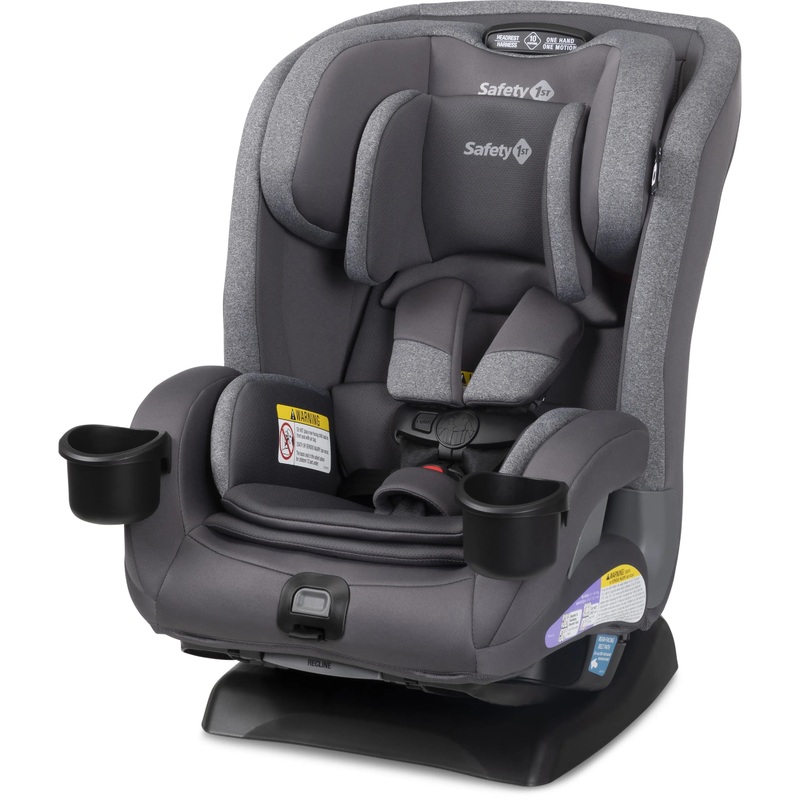 SlimRide All-in-One Convertible Car Seat, Grey All Day