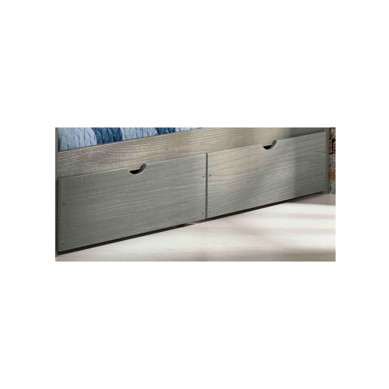 Wire Brushed Underbed Storage Drawers