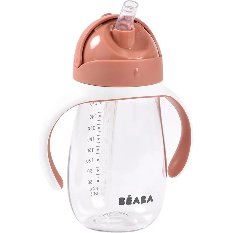 10 Oz Terracotta Straw Sippy Cup