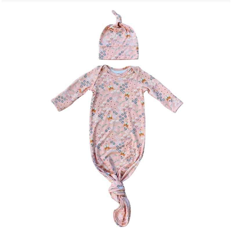 Babysprouts Knotted Sleeper Set – Butterfly Garden