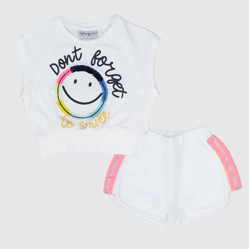 “Don’t Forget To Smile” 2-Piece Outfit Set