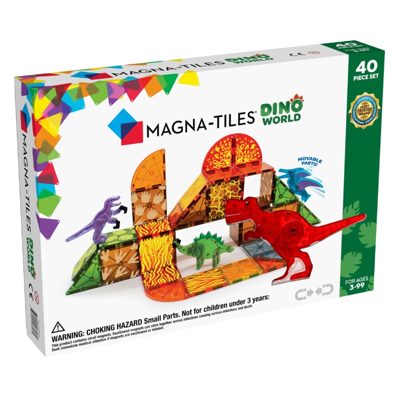 Magna-Tiles Dino World 40pc Set