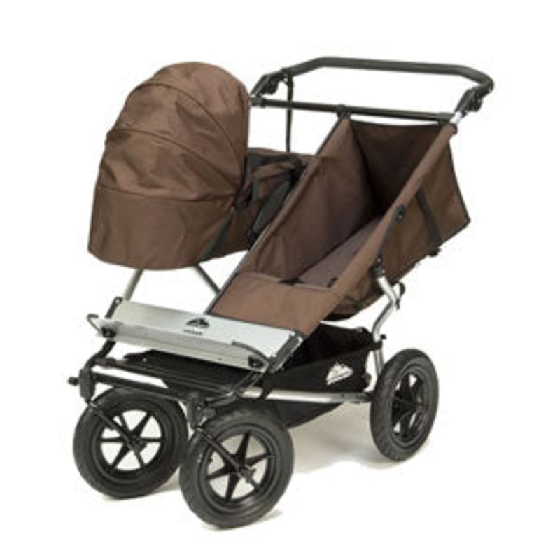 Mountain Buggy Universal Double Carry Cot in Chocolate