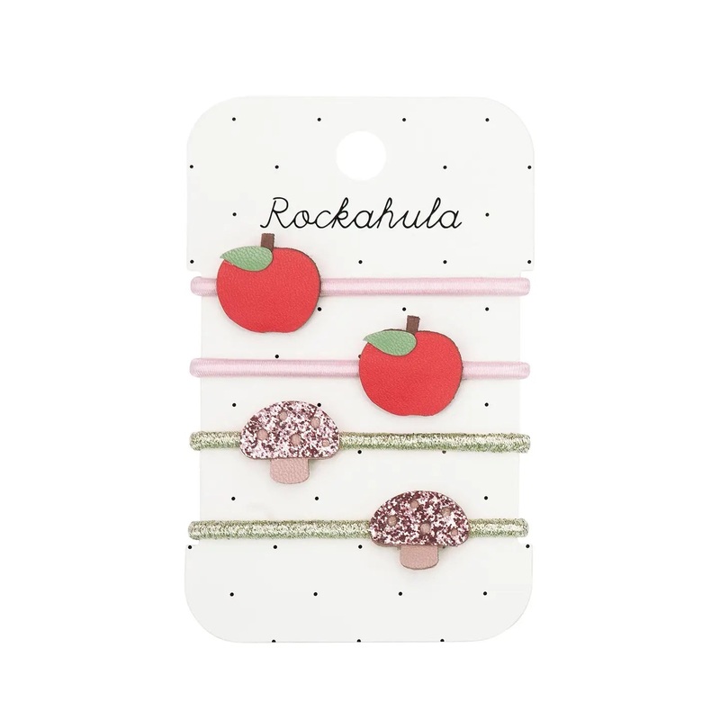 Rockahula Rosy Apple And Toadstool Clips