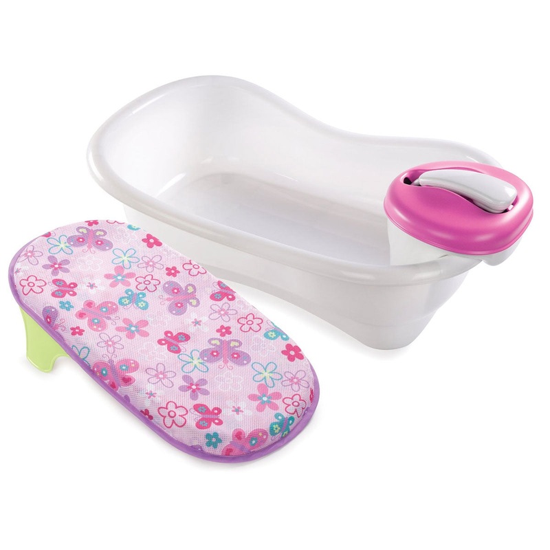 Summer Infant Newborn-to-Toddler Bath Center & Shower – Pink