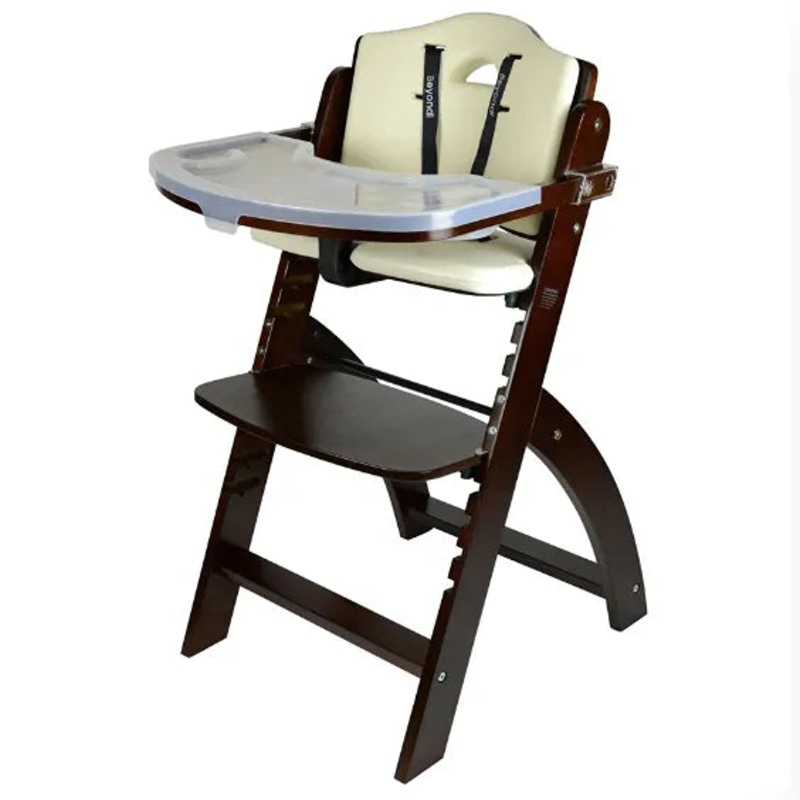 Beyond Junior Y High Chair – Mahogany/Cream (See Description)