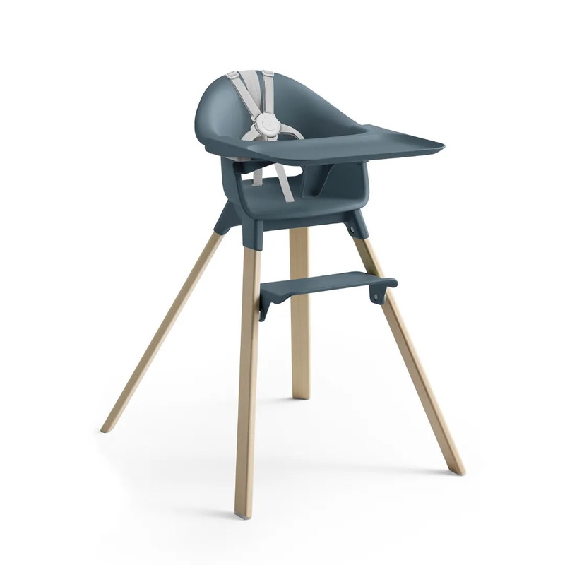 Clikk High Chair – Fjord Blue (See Description)
