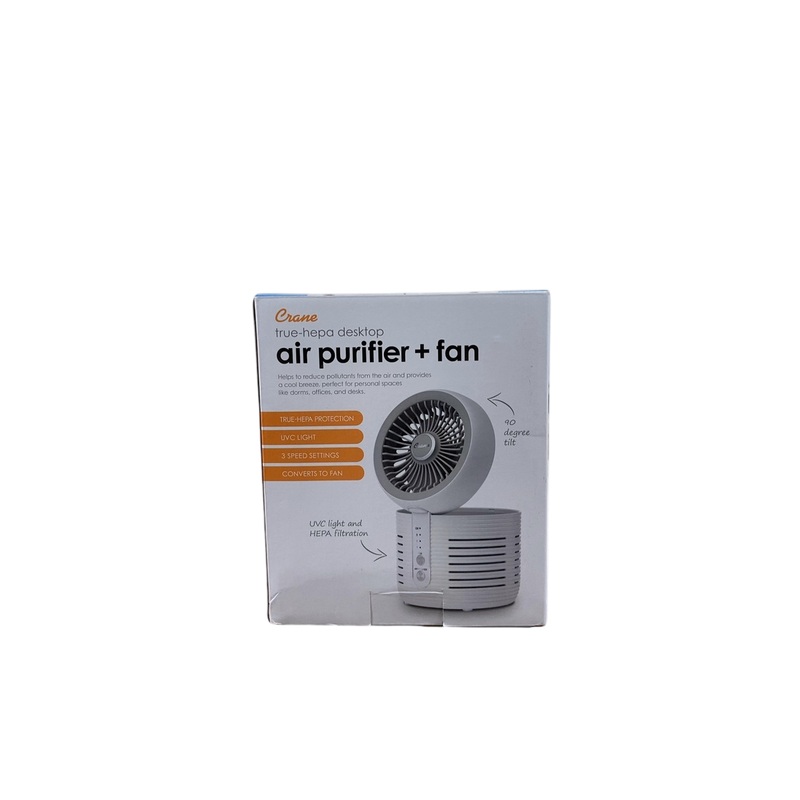 Crane 2-in-1 Air Purifier and Desk Fan
