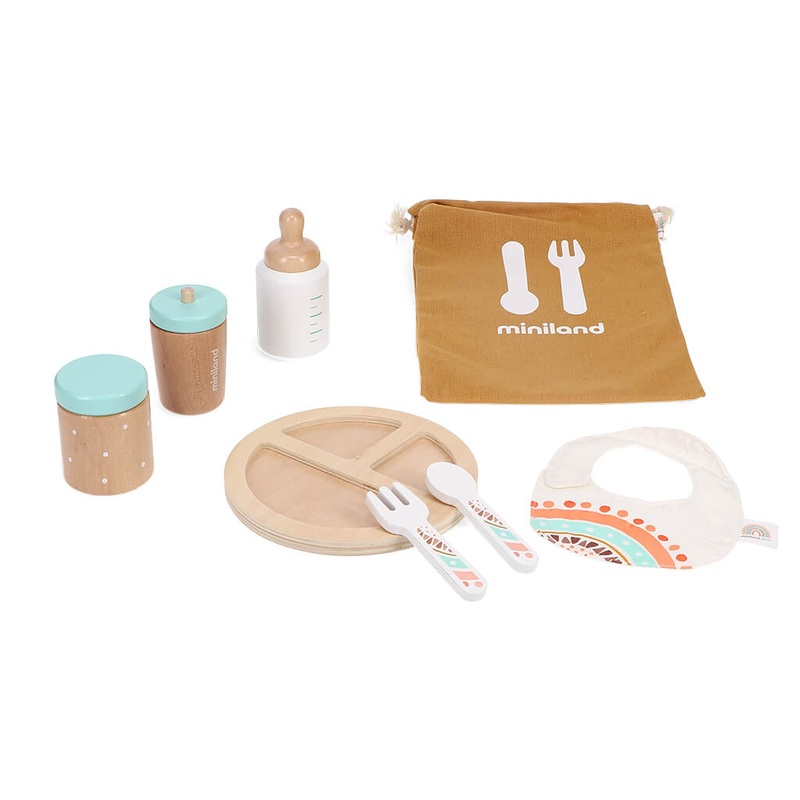 Doll Wooden Feeding Set