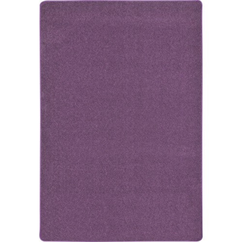 Endurance Solid Color Rug, 6′ x 9′ Rectangle, Purple