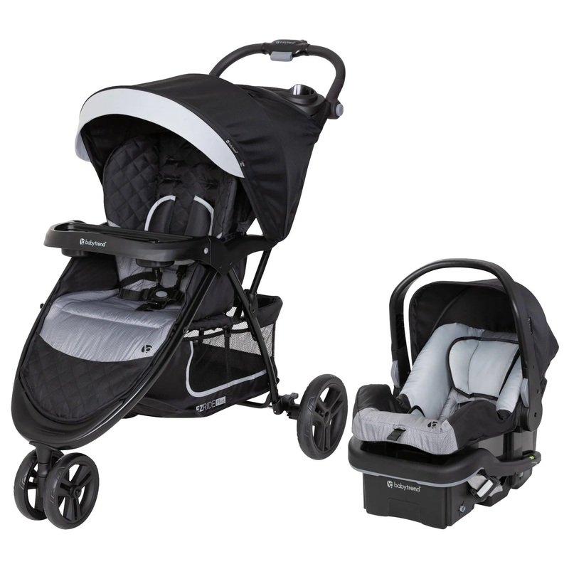 EZ Ride PLUS Travel System with EZ-Lift Infant Car Seat – Carbon Black