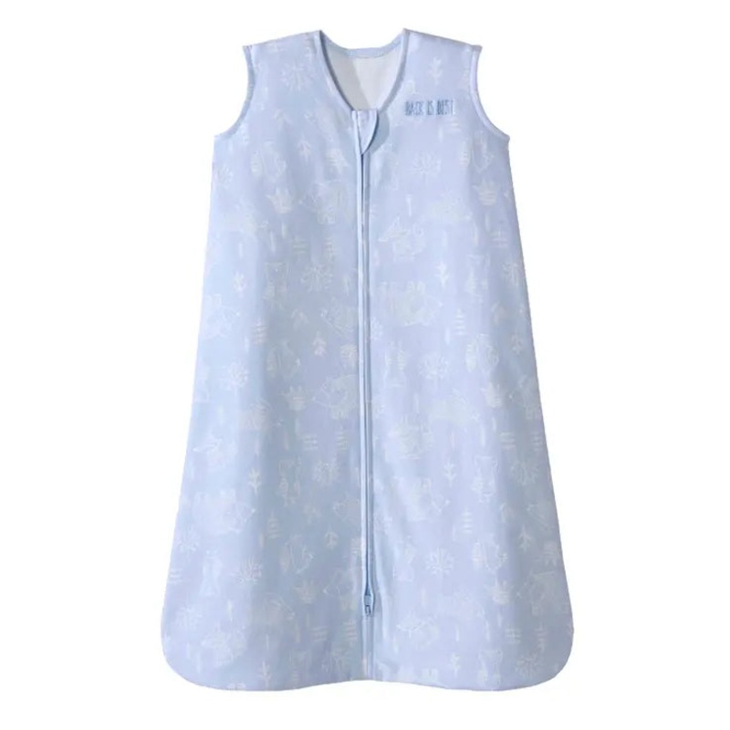 Halo Cotton Sleepsack, M, Blue Woodland Etch