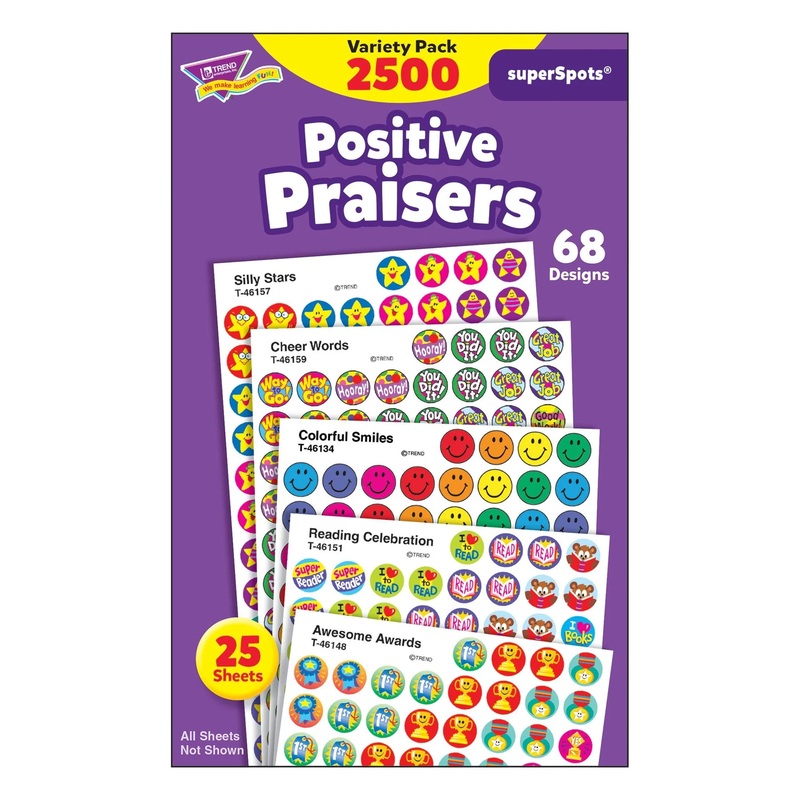 Positive Praisers superSpots Stickers Variety Pack