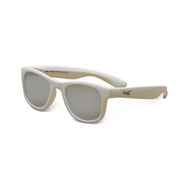 Real Shades Surf Flexible Frame Sunglasses – White