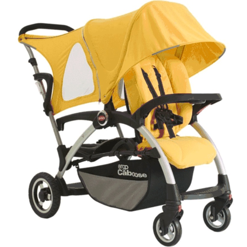 Joovy Ergo Caboose Deluxe Fleece Package in Lemontree