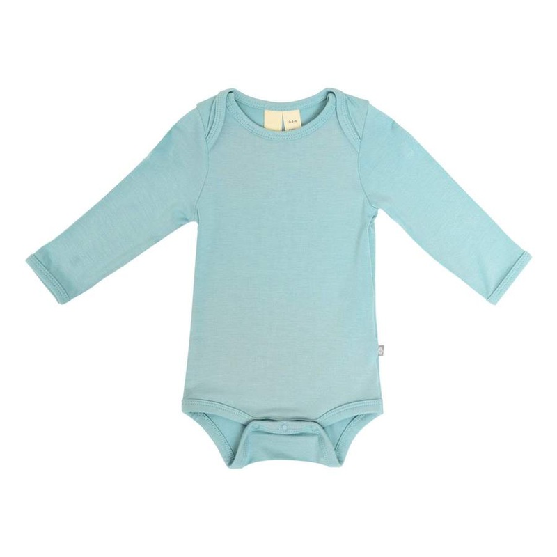 Kyte Baby Long Sleeve Bodysuit – Seafoam (Newborn)