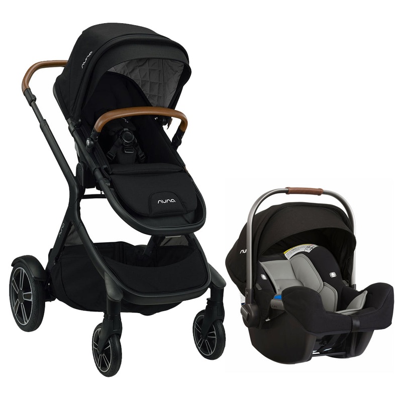 Nuna DEMI Grow + PIPA Travel System Bundle – Caviar/Caviar