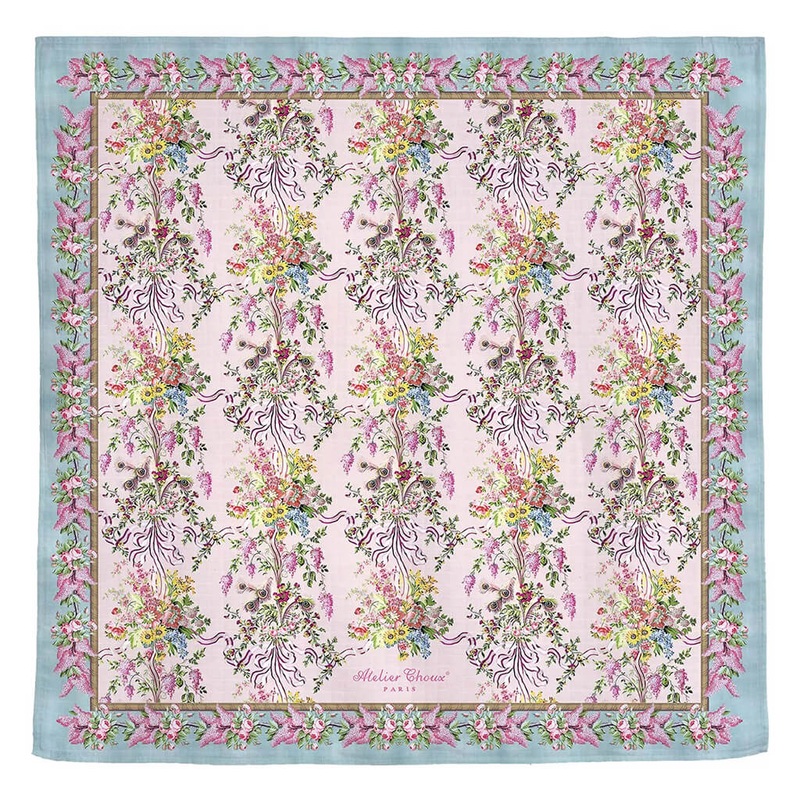 Organic Swaddle Blanket Marie Antoinette
