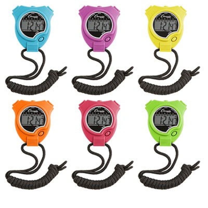 Stop Watch 6-Pack, Neon Colors
